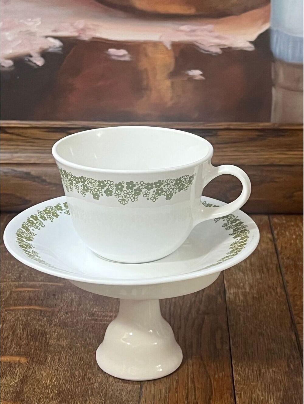 Spring Blossom/crazy Daisy cup and saucer